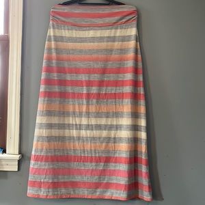 Striped Maxi Skirt